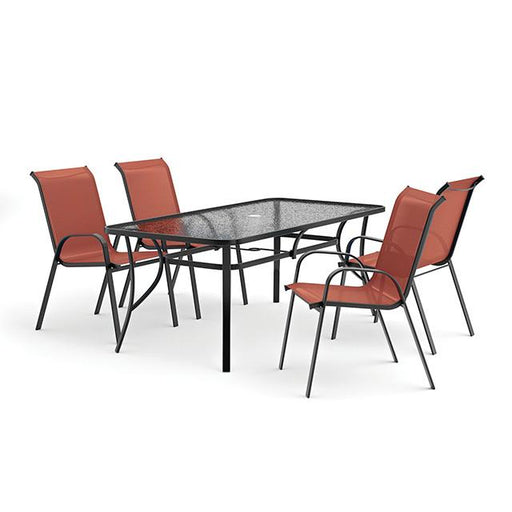 Pierro 5 Pc. Outdoor Dining Set - Visions in Furniture (La Mirada, CA)