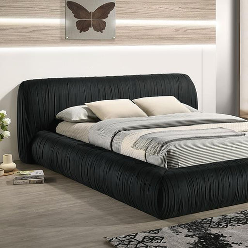 Palmdale Bed Black & Ivory - Visions in Furniture (La Mirada, CA)