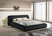 Palmdale Bed Black & Ivory - Visions in Furniture (La Mirada, CA)