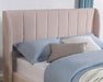PEARL Full, Queen, & Twin Bed, Light Pink - Visions in Furniture (La Mirada, CA)