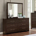 JAMIE Dresser With Support Rail - Visions in Furniture (La Mirada, CA)