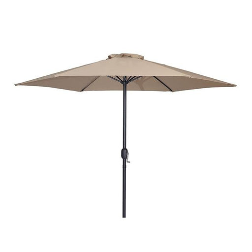 Lali 9 Ft Outdoor Umbrella + 21" Round Base - Visions in Furniture (La Mirada, CA)