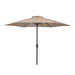 Lali 9 Ft Outdoor Umbrella + 21" Round Base - Visions in Furniture (La Mirada, CA)