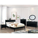 LENNART II Black & White Cal.King, E.King, Full, Queen, Twin Bed - Visions in Furniture (La Mirada, CA)