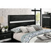 CHRISSY E.King, Full, & Queen Bed White, Grey, & Black - Visions in Furniture (La Mirada, CA)