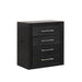 Ashbourne Bedside Vanity Set with Stool Contemporary - Visions in Furniture (La Mirada, CA)