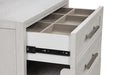 Ashbourne Bedside Vanity Set with Stool Contemporary - Visions in Furniture (La Mirada, CA)
