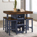 Azurine 5 Pc. Counter Ht. Set - Visions in Furniture (La Mirada, CA)