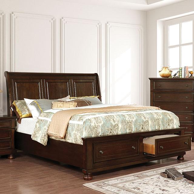 Castor Bed Black, Chrome, & White - Visions in Furniture (La Mirada, CA)