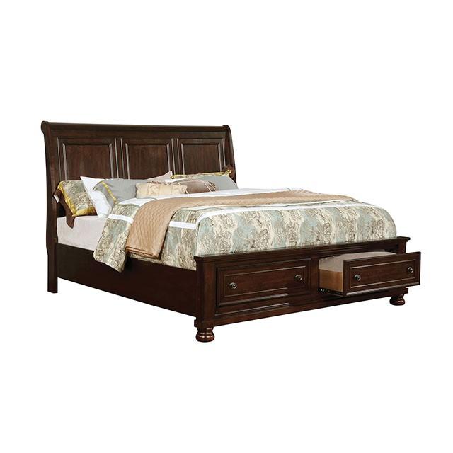 Castor Bed Black, Chrome, & White - Visions in Furniture (La Mirada, CA)