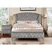 Alzir Gray Night Stand - Visions in Furniture (La Mirada, CA)
