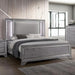 Alanis Light Gray Cal.King, E.King, & Queen Bed - Visions in Furniture (La Mirada, CA)