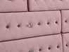 Zohar Bed Black & Pink - Visions in Furniture (La Mirada, CA)