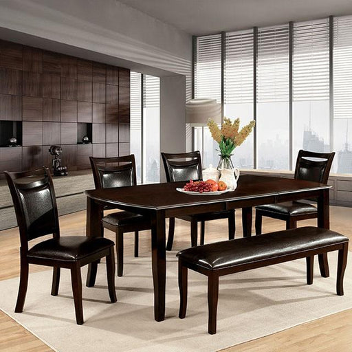 Woodside Dining Table Set with Bench - Visions in Furniture (La Mirada, CA)