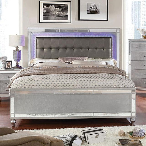 Brachium Silver Cal.King, E.King & Queen Bed - Visions in Furniture (La Mirada, CA)