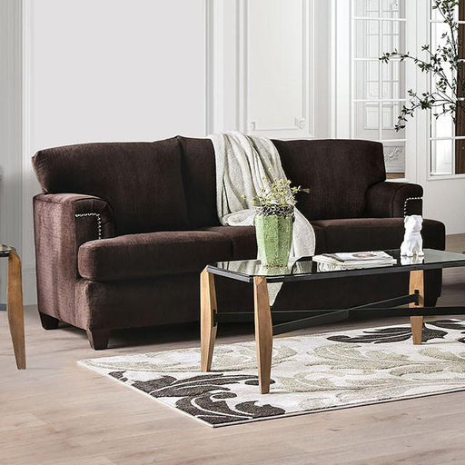 Brynlee Chocolate Sofa (*Pillows Sold Separately) - Visions in Furniture (La Mirada, CA)