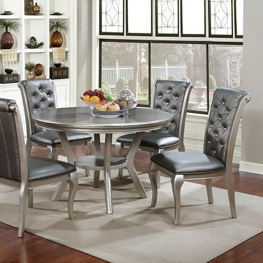 Amina Champagne Round Table - Visions in Furniture (La Mirada, CA)