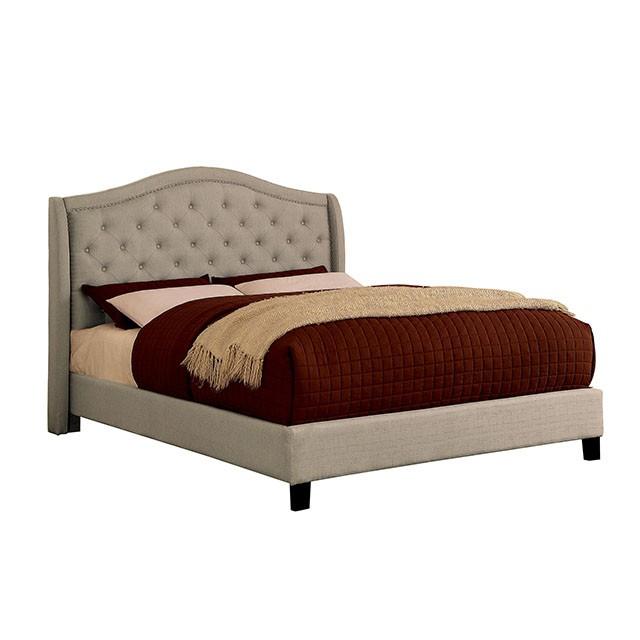 Carly Bed Grey & Brown - Visions in Furniture (La Mirada, CA)