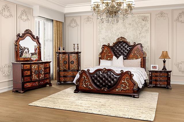Aquilina King & Queen Bed - Visions in Furniture (La Mirada, CA)