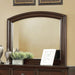 Castor Brown Cherry Mirror - Visions in Furniture (La Mirada, CA)