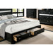 CHRISSY E.King, Full, & Queen Bed White, Grey, & Black - Visions in Furniture (La Mirada, CA)