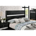 CHRISSY E.King, Full, & Queen Bed White, Grey, & Black - Visions in Furniture (La Mirada, CA)
