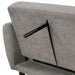 Aristide Futon Sofa Grey & Brown - Visions in Furniture (La Mirada, CA)