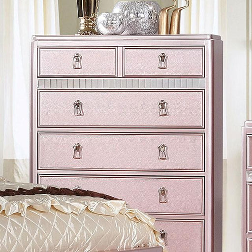 Ariston Rose Gold Chest - Visions in Furniture (La Mirada, CA)