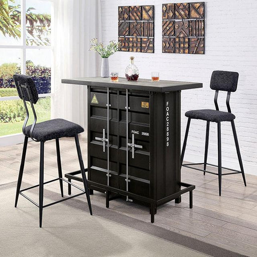 Dicarda 3 Pc Bar Table Set - Visions in Furniture (La Mirada, CA)