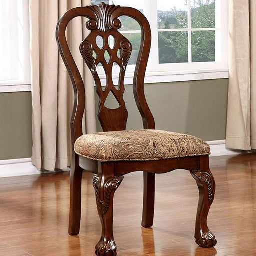 ELANA Brown Cherry Side Chair (2/CTN) - Visions in Furniture (La Mirada, CA)