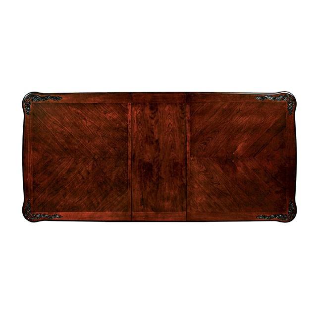 ELANA Brown Cherry Dining Table w/ 18" Butterfly Leaf - Visions in Furniture (La Mirada, CA)