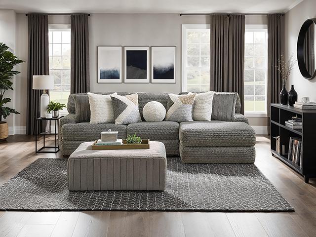 Elmhurst L-shaped Sectional - Visions in Furniture (La Mirada, CA)