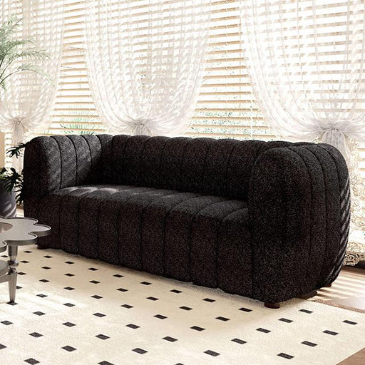 AVERSA Loveseat, Black, Gray, & White - Visions in Furniture (La Mirada, CA)