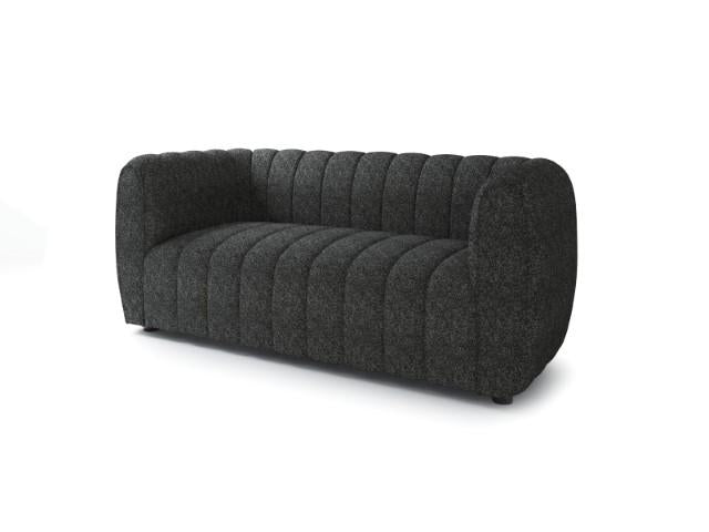 AVERSA Loveseat, Black, Gray, & White - Visions in Furniture (La Mirada, CA)