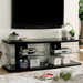 Ernst Black/Clear 60" TV Stand - Visions in Furniture (La Mirada, CA)