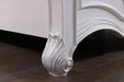 Francione Bed Chrome & Cherry - Visions in Furniture (La Mirada, CA)