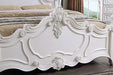 Francione Bed Chrome & Cherry - Visions in Furniture (La Mirada, CA)