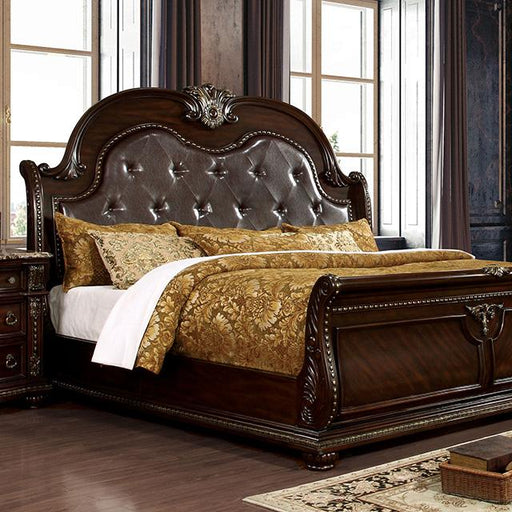 Fromberg Bed Brown - Visions in Furniture (La Mirada, CA)
