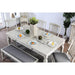 Georgia Antique White/Gray Side Chair (2/CTN) - Visions in Furniture (La Mirada, CA)