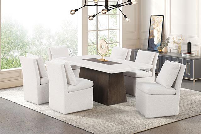 Grasten 7 Pc Dining Table Set - Visions in Furniture (La Mirada, CA)