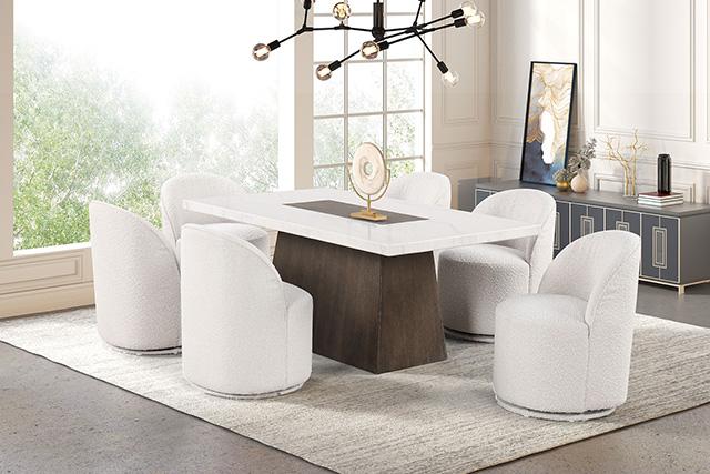 Grasten 7 Pc Dining Table Set - Visions in Furniture (La Mirada, CA)