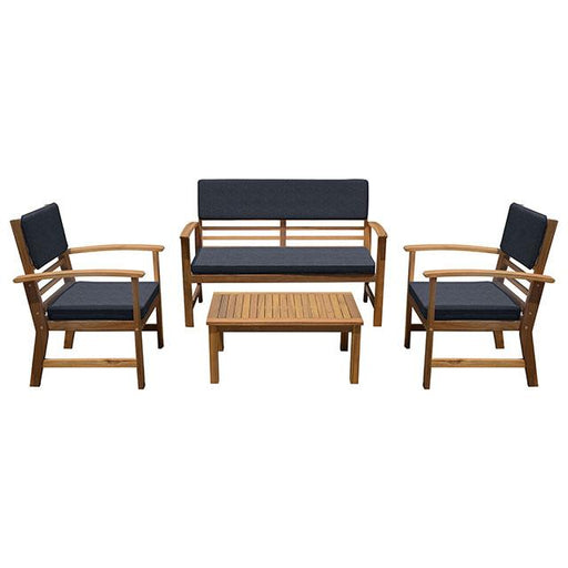 Hana 4 Pc. Patio Set Blue - Visions in Furniture (La Mirada, CA)