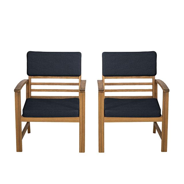 Hana 4 Pc. Patio Set Blue - Visions in Furniture (La Mirada, CA)