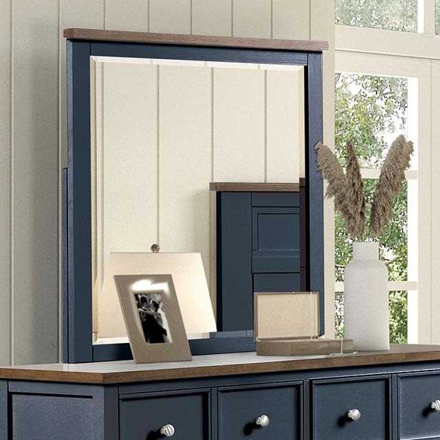 Bed Pinetop Blue & White - Visions in Furniture (La Mirada, CA)