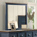 Bed Pinetop Blue & White - Visions in Furniture (La Mirada, CA)