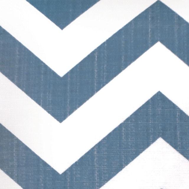 ZOE 18" X 18" Pillow, Blue Chevron (2/CTN) - Visions in Furniture (La Mirada, CA)