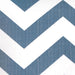 ZOE 18" X 18" Pillow, Blue Chevron (2/CTN) - Visions in Furniture (La Mirada, CA)
