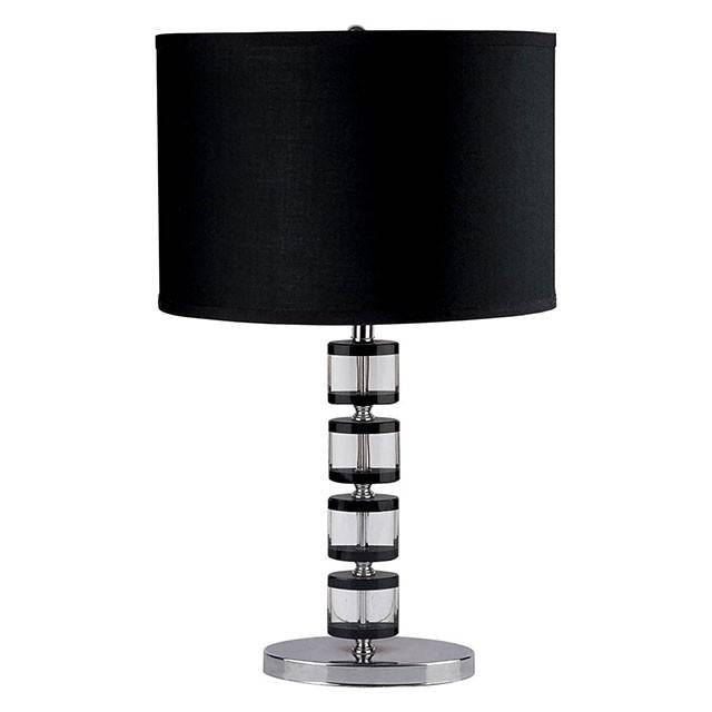 Zoe Black Table Lamp - Visions in Furniture (La Mirada, CA)