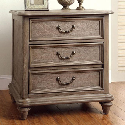 BELGRADE I Rustic Natural Tone Night Stand - Visions in Furniture (La Mirada, CA)