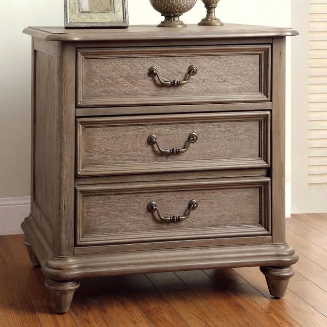 BELGRADE I Rustic Natural Tone Night Stand - Visions in Furniture (La Mirada, CA)